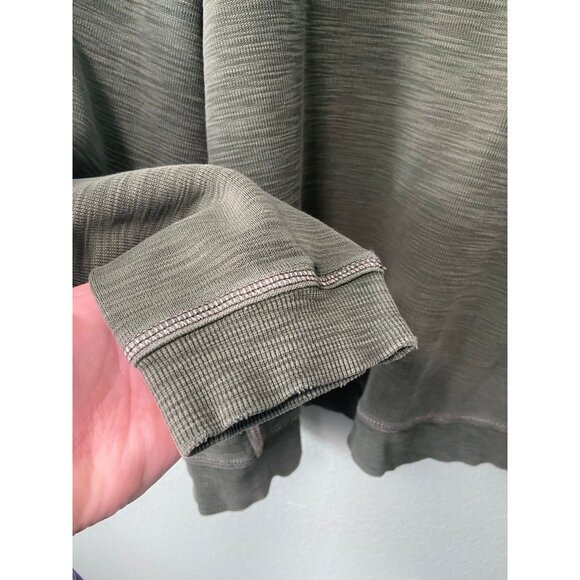 Tommy Bahama‎ Women's Plus Size Olive Green 1/4 pullover Zip Sweater Size 1x - Picture 7 of 8